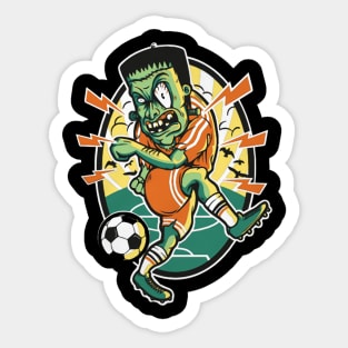 The Zombie Soccer Sticker